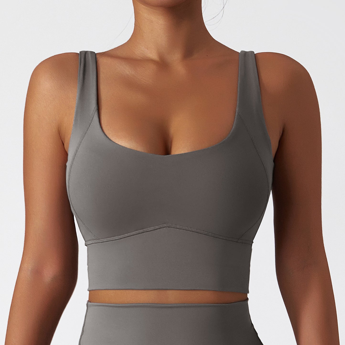 Running Sports Quick-drying Nude Feel Yoga Push Up Bras Shockproof Fitness Vest