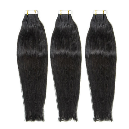 100% Indian Virgin Straight Human Hair Tape Ins