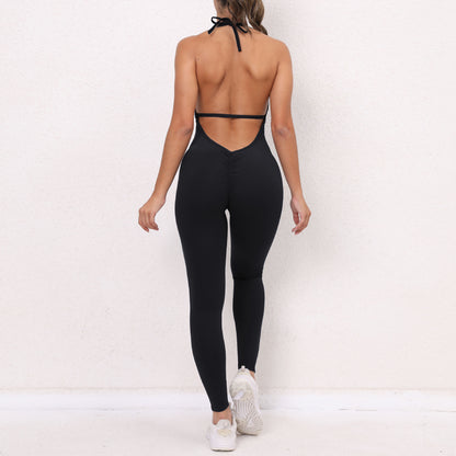 Women's Tie-up One-piece Quick-drying Tight Yoga