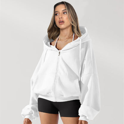 Women's Casual Solid Color Sports Jacket