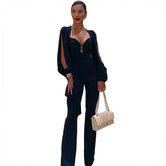 Siamese high waist pants