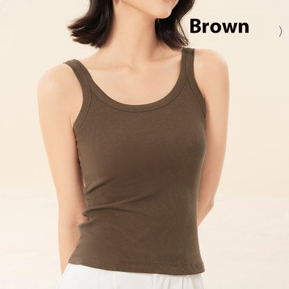 Sports Vest Women's Chest Pad Inner Wear One-piece