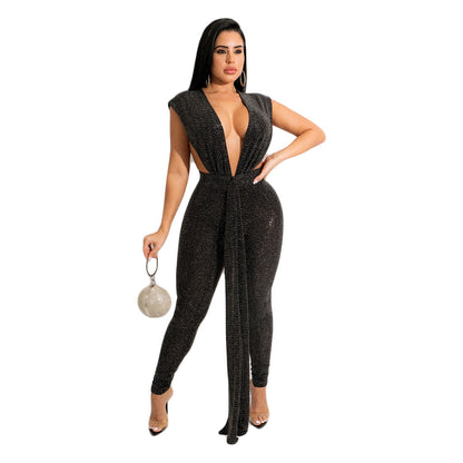 Sequin Fashion Sexy Women's Jumpsuit