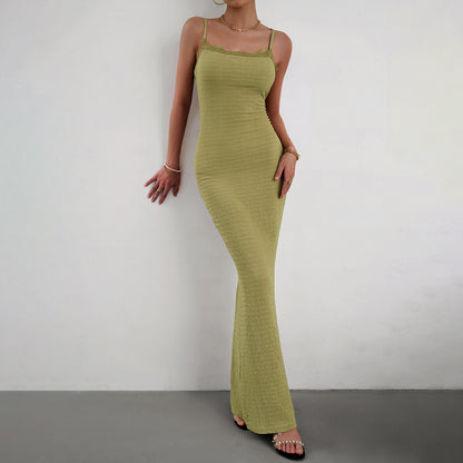 Women's Fashionable Elegant Slim-fit Suspender Dress