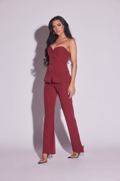 Tailored Corset and Pant Set