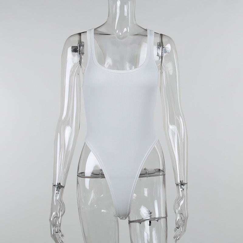 Sports Vest Casual Yoga Sexy Halter Short Jumpsuit