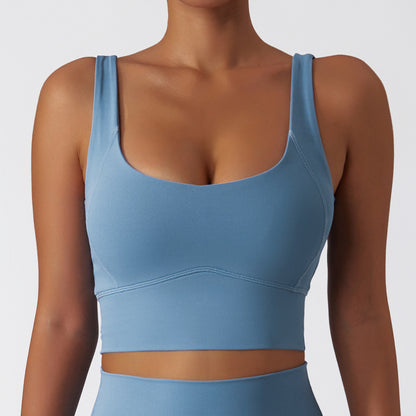 Running Sports Quick-drying Nude Feel Yoga Push Up Bras Shockproof Fitness Vest
