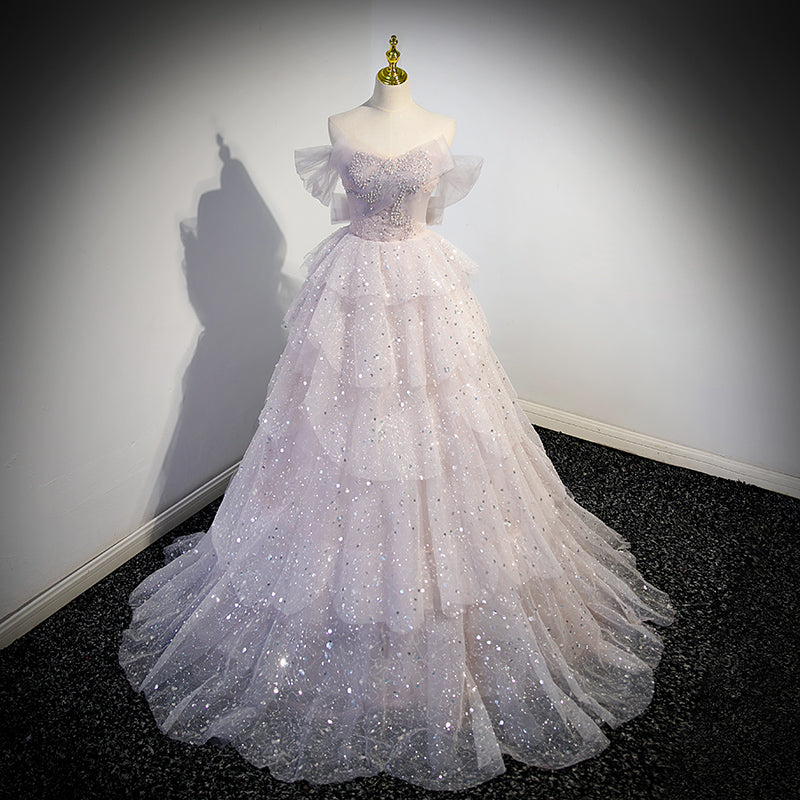 Off-the-shoulder Gown Female