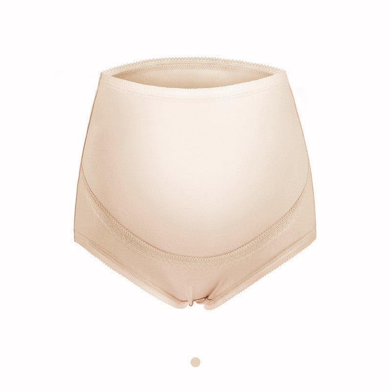 High Waist Pregnant Women's Belly Shorts Large Size Triangle Cotton Crotch