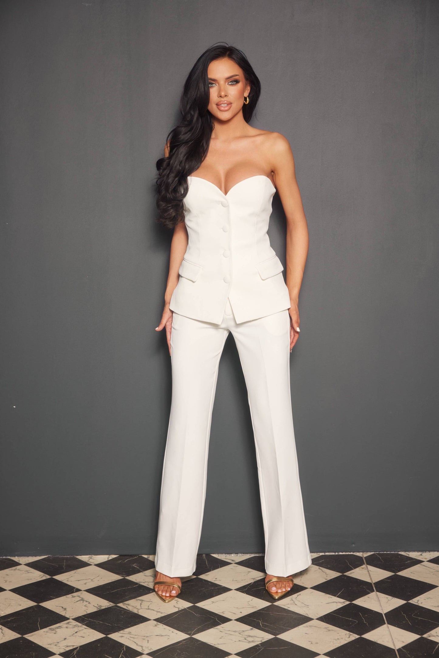 Tailored Corset and Pant Set