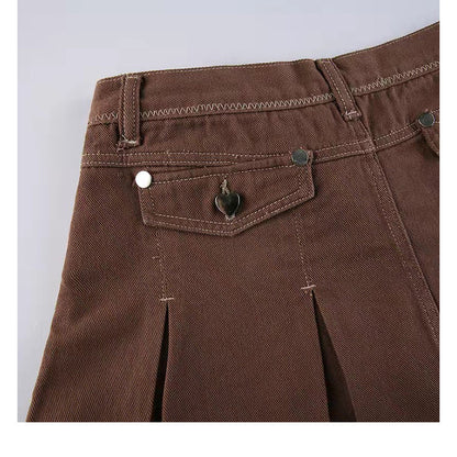 Retro Style Hot Girl Culottes