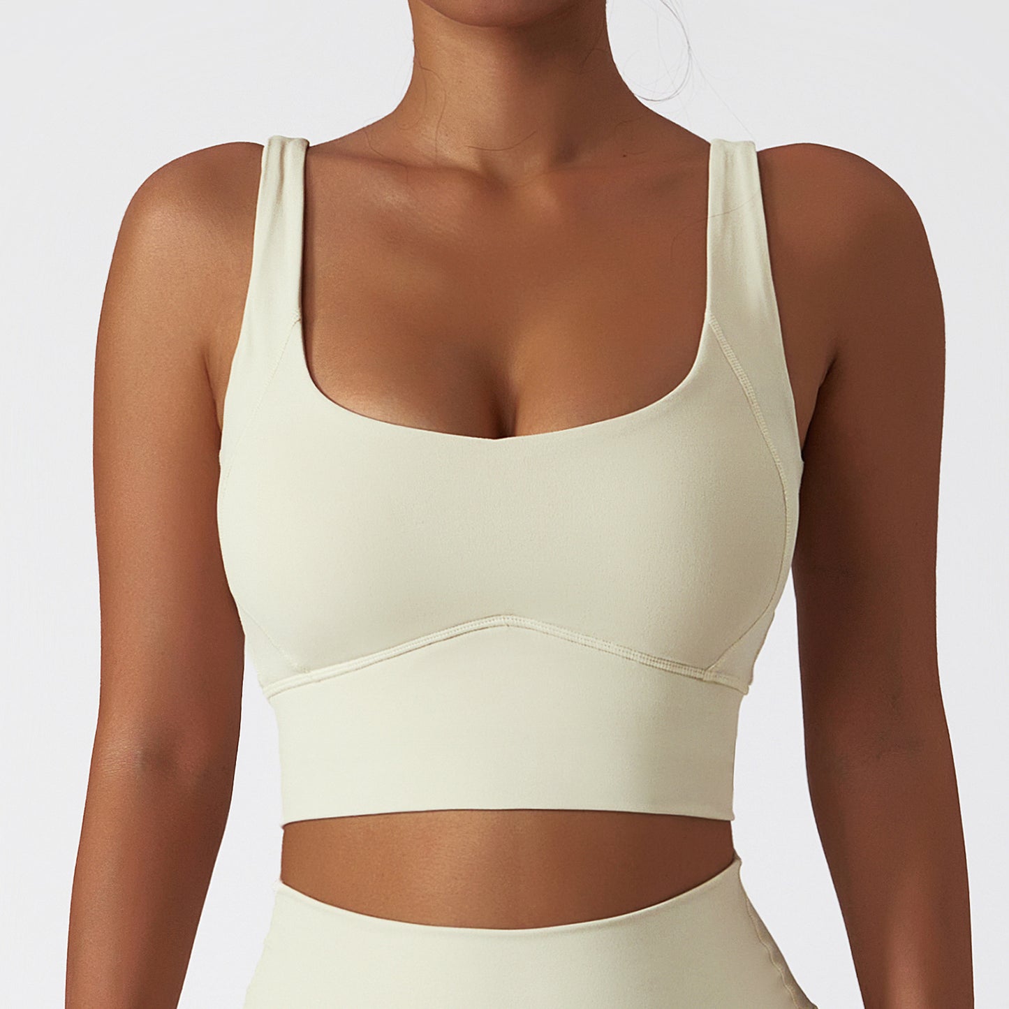 Running Sports Quick-drying Nude Feel Yoga Push Up Bras Shockproof Fitness Vest