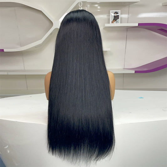 Jet Black #1 Straight Lace Front Wig 13x4/13x6 HD with Baby Hair Pre-plucked Hairline
